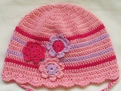 Háčkovaná čepička 217