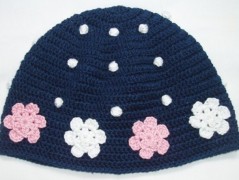 Háčkovaná čepička 217