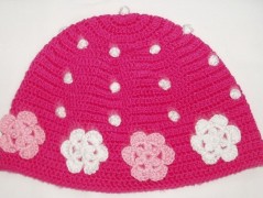 Háčkovaná čepička 217