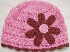 Háčkovaná čepička 217