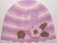 Háčkovaná čepička 217