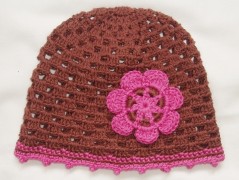 Háčkovaná čepička 217