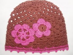 Háčkovaná čepička 217