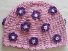 Háčkovaná čepička 217