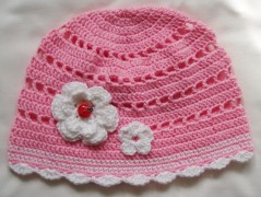 Háčkovaná čepička 217