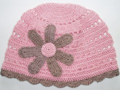 Háčkovaná čepička 217