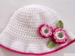 Háčkovaná čepička 217