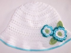 Háčkovaná čepička 217