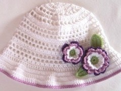 Háčkovaná čepička 217