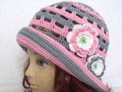 Háčkovaná čepička 217