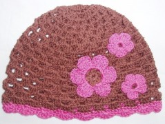 Háčkovaná čepička 217