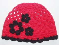 Háčkovaná čepička 217