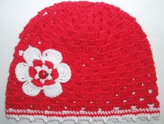Háčkovaná čepička 217