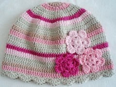 Háčkovaná čepička 217