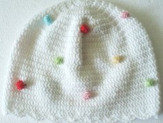 Háčkovaná čepička 217