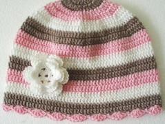 Háčkovaná čepička 217