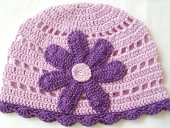 Háčkovaná čepička 217