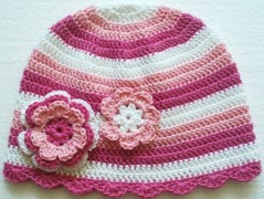 Háčkovaná čepička 217