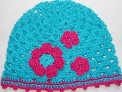 Háčkovaná čepička 217