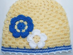 Háčkovaná čepička 217
