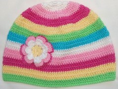 Háčkovaná čepička 217