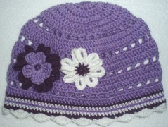 Háčkovaná čepička 217