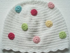 Háčkovaná čepička 217
