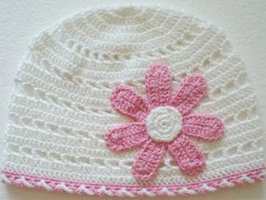 Háčkovaná čepička 217