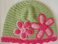 Háčkovaná čepička 217