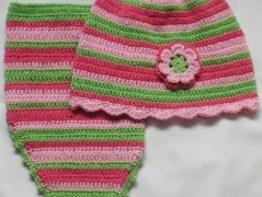 Háčkovaná čepička 217