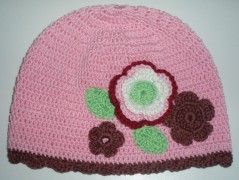 Háčkovaná čepička 217