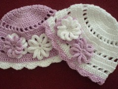 Háčkovaná čepička 217