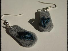 Šité čtverečky - turquoise