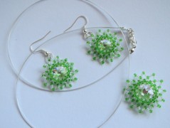 Šité čtverečky - turquoise