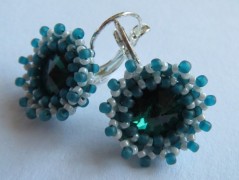 Šité čtverečky - turquoise