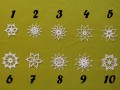 Vánoční hvězdičky č.1-10