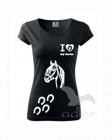 I love my pet - horse triko tričko domácí mazlíček 