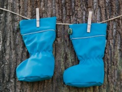 Merino Botičky -  Softshell /Mentol