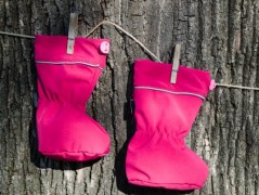 Merino Botičky -  Softshell /Mentol