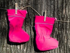 Merino Botičky -  Softshell /Mentol