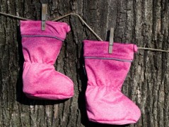 Merino Botičky -  Softshell /Mentol