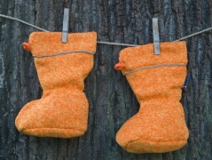 Merino Botičky -  Softshell /Mentol