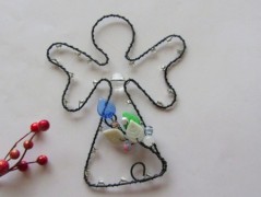 Náramek - Křišťál a růženín