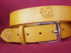 Opasek široký modrý