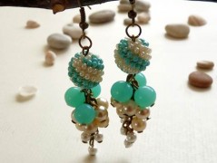 Pletená čepice - barvy podzimu