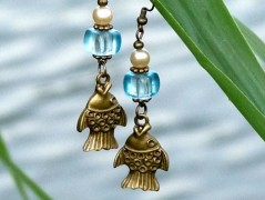 Pletená čepice - barvy podzimu