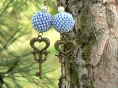 Pletená čepice - barvy podzimu