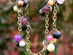 Pletená čepice - barvy podzimu