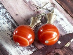 Pletená čepice - barvy podzimu