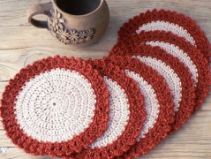 Pletená čepice - barvy podzimu